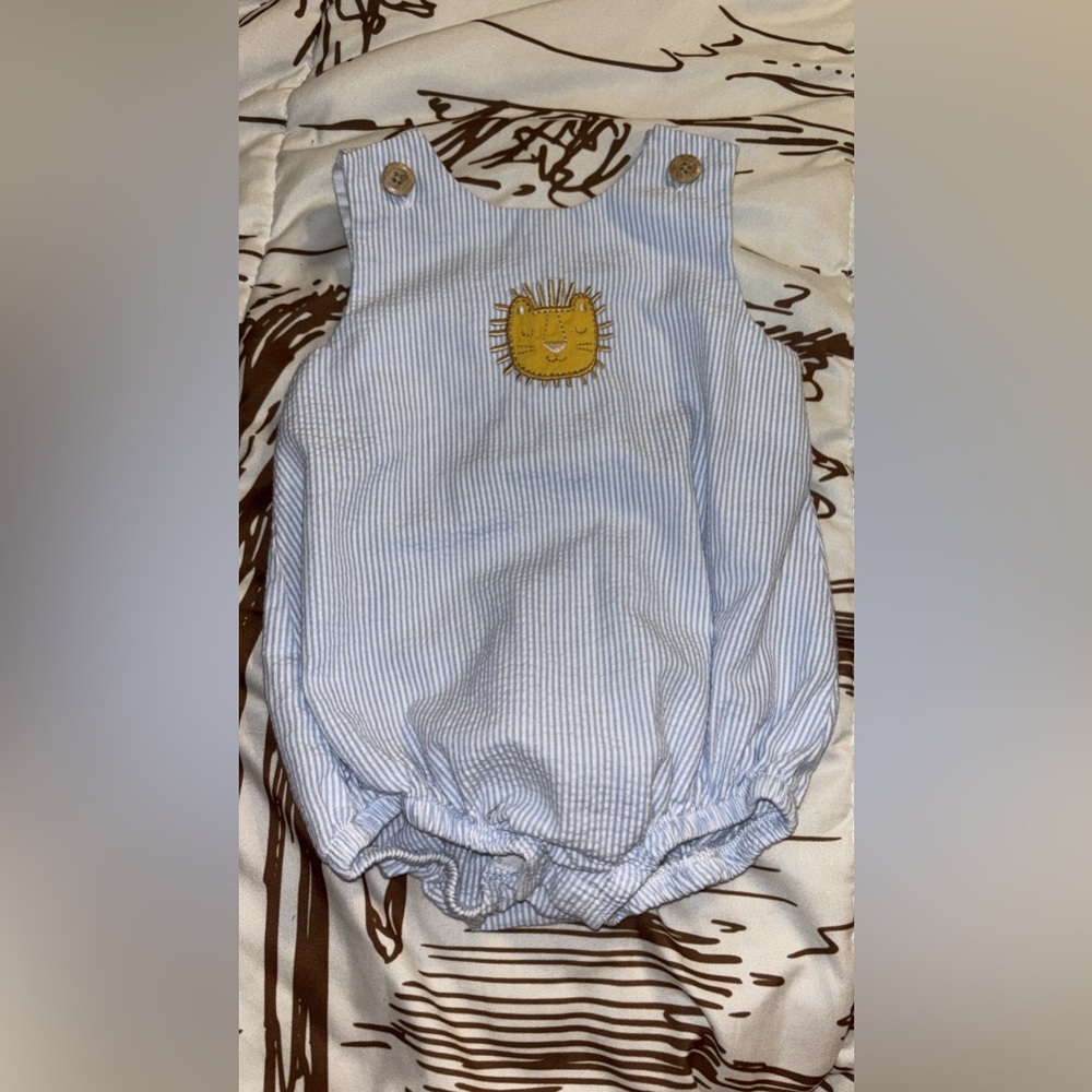 Baby Boy boutique lion bubble
